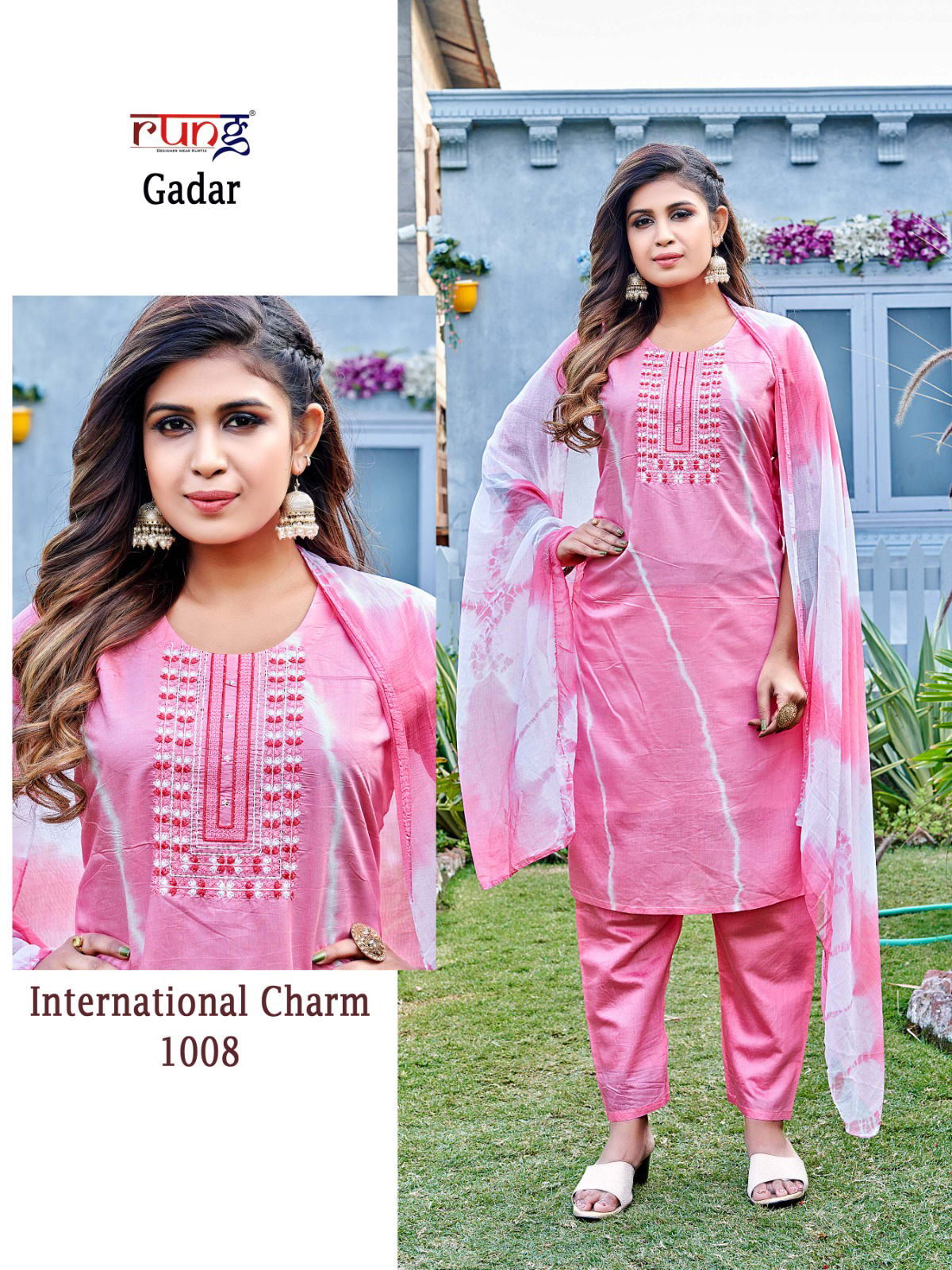 Gadar Rang Silk Fancy Wear Wholesale Printed Suits Catalog